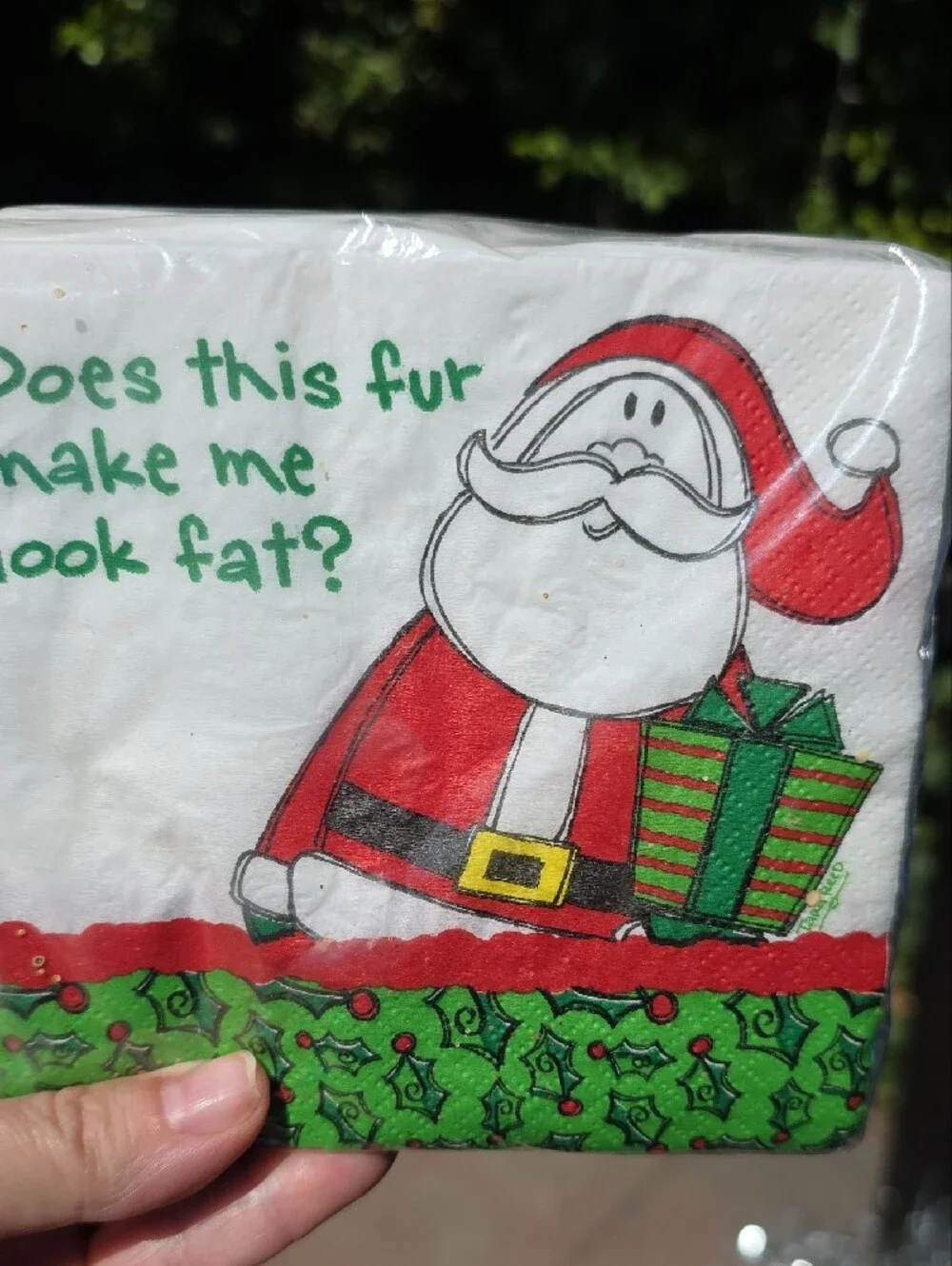 Holiday Party Napkin Pack - Festive Red, Green, Blue Designs